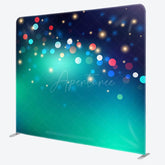 Aperturee - Aperturee Blue Green Gradient Neon Bokeh Backdrop For Party